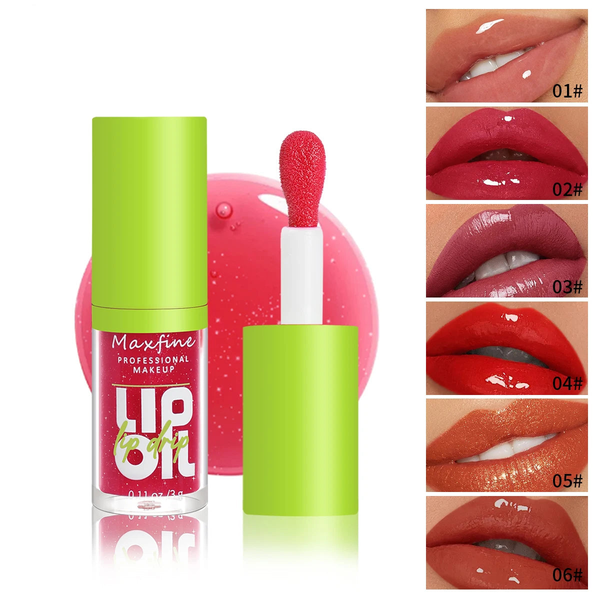 Transparent Liquid Lip Gloss